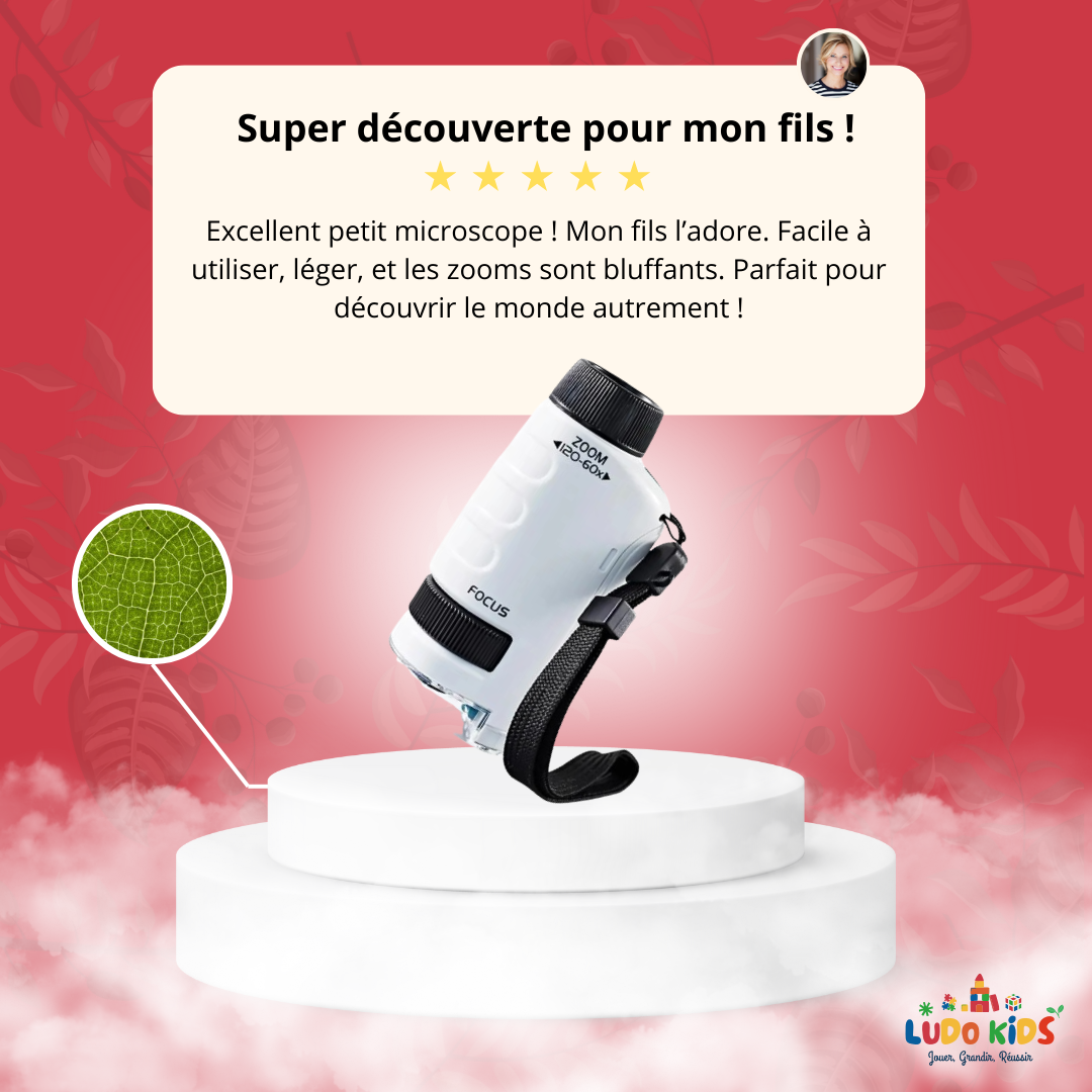 MiniScope® de Poche pour Enfant – Zoom x 120