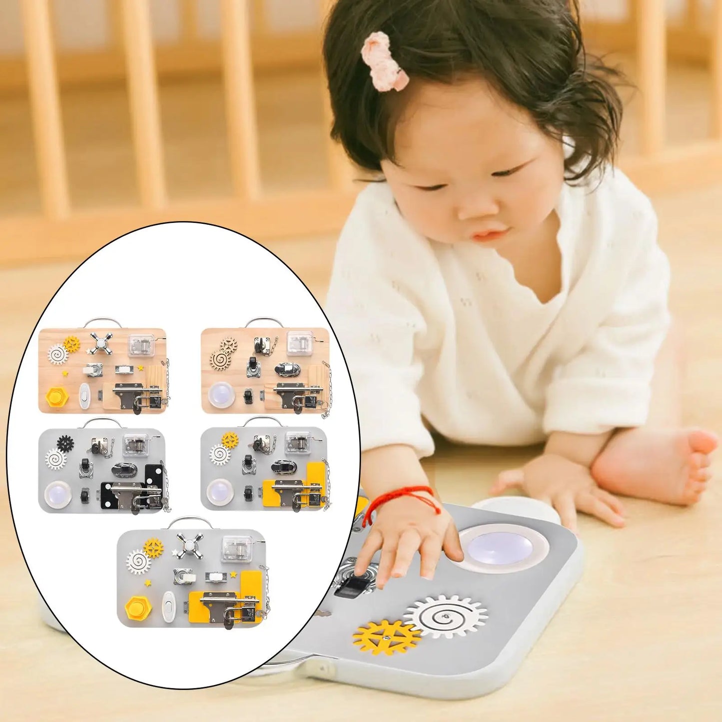 Busy Board Montessori transportable