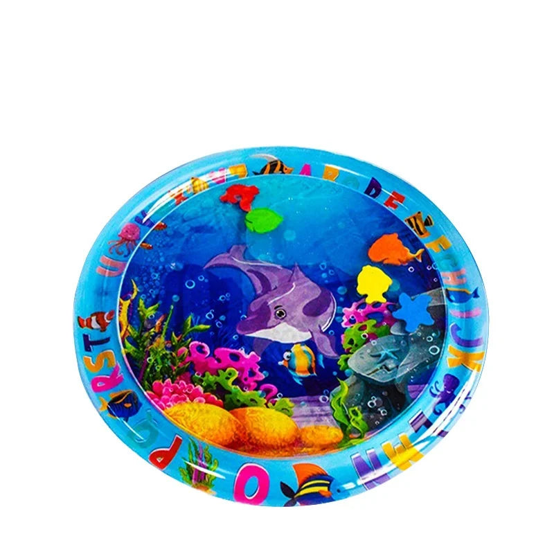 1 PCS Children's Inflatable Pat Pad Baby Pat Pad PVC Marine Animal Water Pad Toy Baby Crawling Inflatable Water Pad Water Toy
