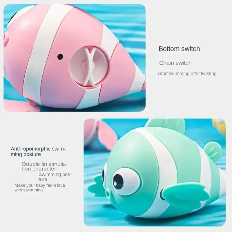 Jouet de Bain Poisson Clown Nageur