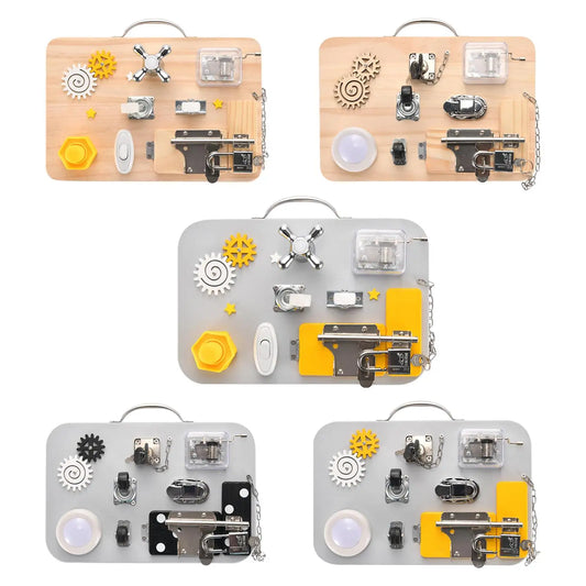 Busy Board Montessori transportable