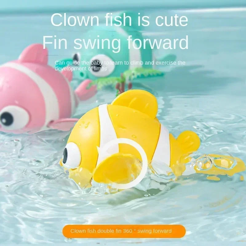 Jouet de Bain Poisson Clown Nageur