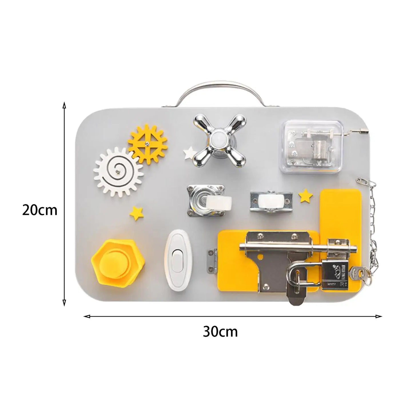 Busy Board Montessori transportable