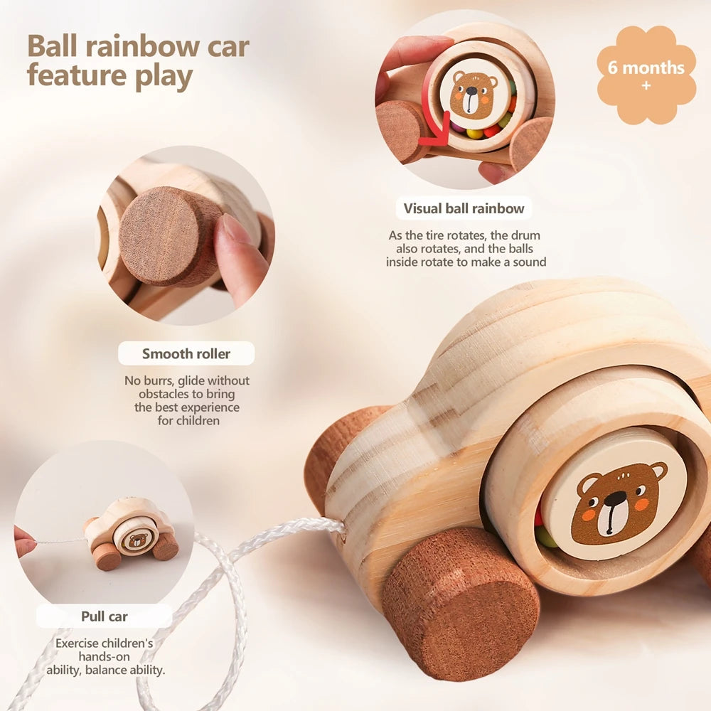 Baby Toy Wooden Car