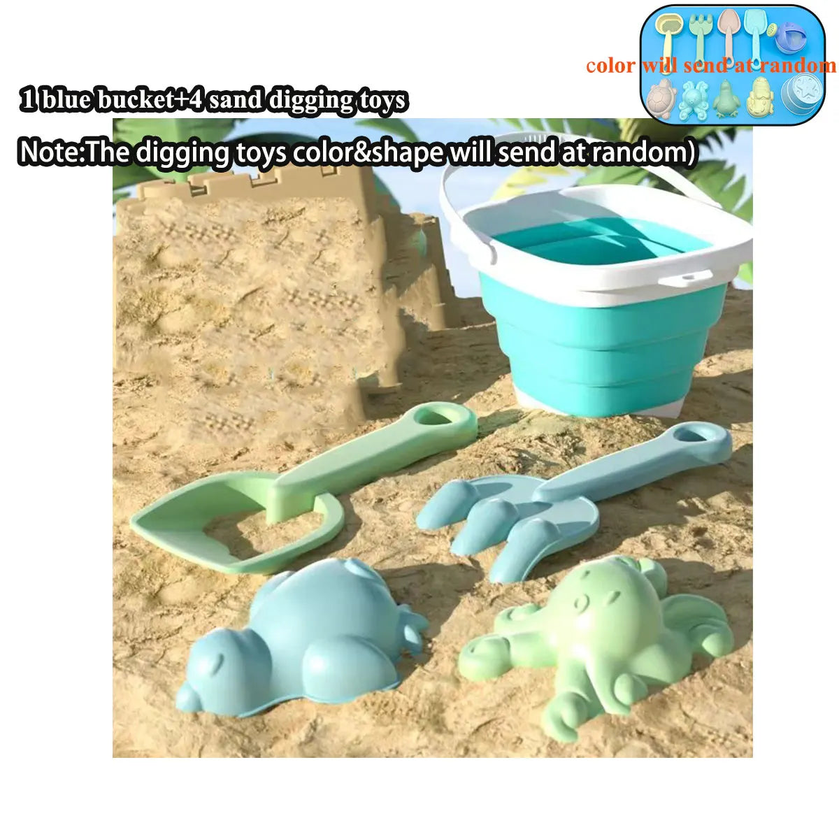 Lot de 11 jouets de plage amusants pour enfants